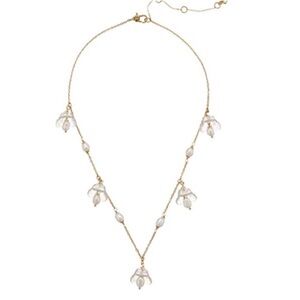 KATE SPADE • Painted Petal Scatter Pearl Necklace